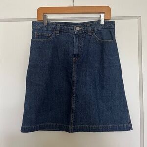 Vintage Agnes B jean skirt